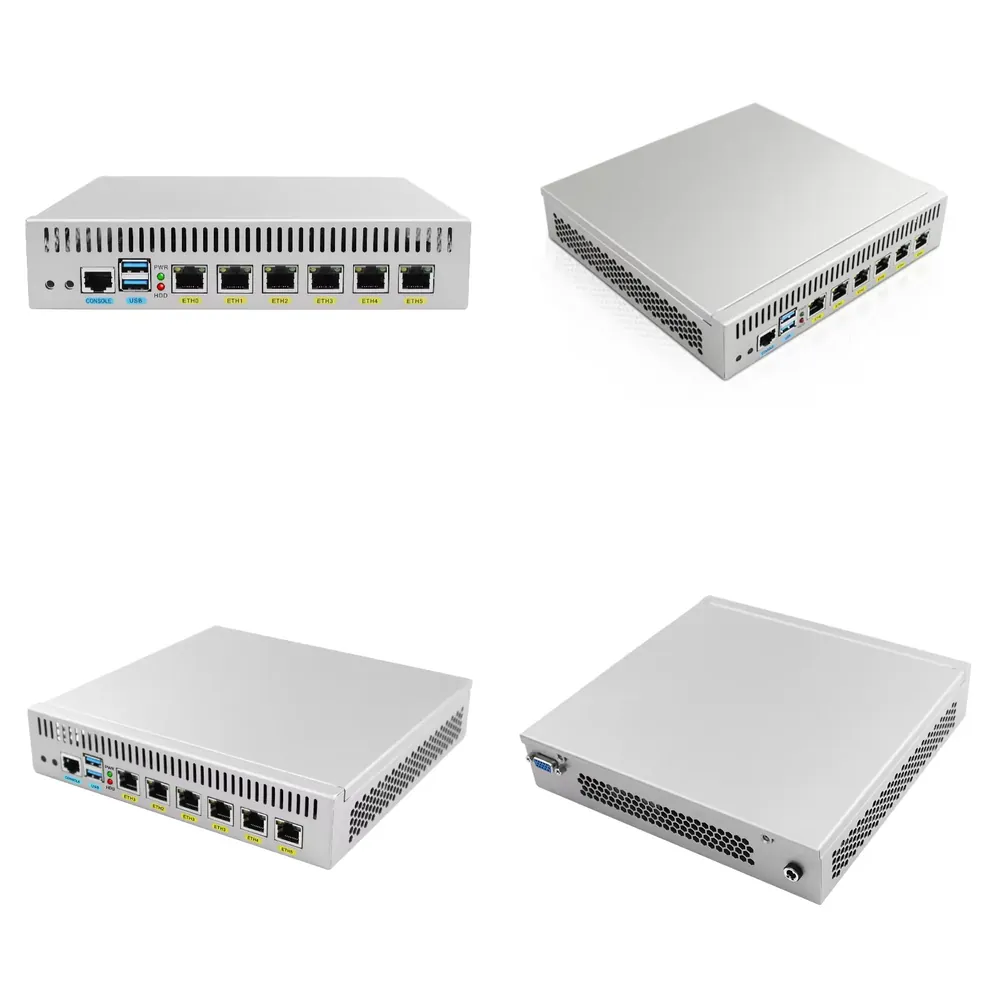Pfsense Firewall Router 2.5G 4 I226 - Firewall-Gerät J4125 Mini-PC Soft-Router 4 I225/i226