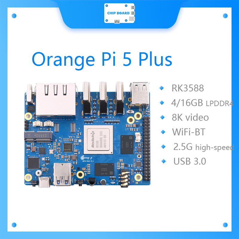Orange Pi 5 Plus 16Gb - Orange Pi 5 Plus Einplatinen-Computer RK3588