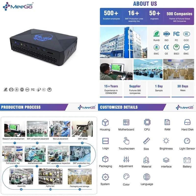Mini Pc Rtx 4060 Ddr5 - Bestseller Meegopad G10T 14. Gen I9