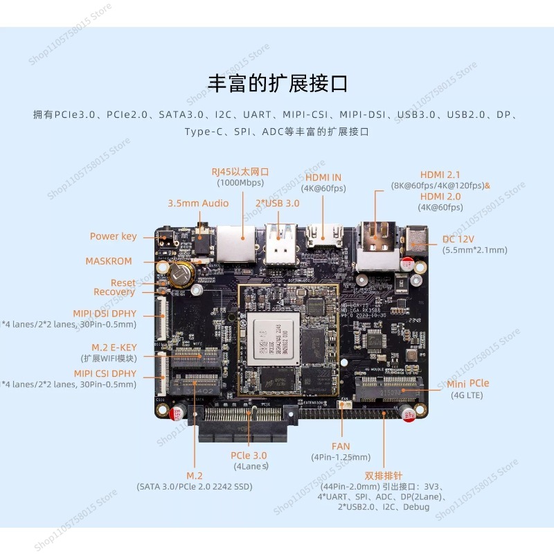Für 3588L/JL/ML Entwicklungsbo – Rockchip Rk3588 Development Board Bewertung und Preis